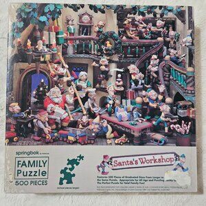 Santa's Workshop, Springbok puzzle - 500 pieces